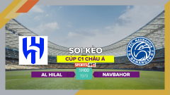 Soi kèo Al Hilal vs Navbahor, 1h00 ngày 19/9/2023