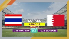 Soi kèo U23 Thái Lan vs U23 Bahrain, 15h00 ngày 19/9/2023