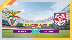 Soi kèo Benfica vs Salzburg, 2h00 ngày 21/9/2023