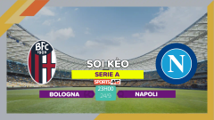Soi kèo Bologna vs Napoli, 23h00 ngày 24/9/2023