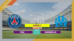 Soi kèo PSG vs Marseille, 1h45 ngày 25/9/2023