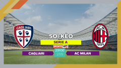 Soi kèo Cagliari vs AC Milan, 23h30 ngày 27/9/2023