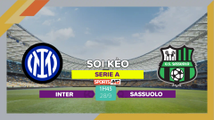 Soi kèo Inter vs Sassuolo, 1h45 ngày 28/9/2023
