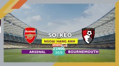 Soi kèo Arsenal vs Bournemouth​, 21h00 ngày 30/9/2023