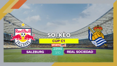 Soi kèo Salzburg vs Real Sociedad, 23h45 ngày 3/10/2023