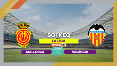 Soi kèo Mallorca vs Valencia, 23h00 ngày 7/10/2023