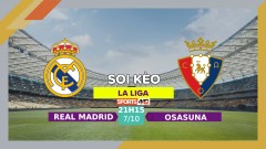 Soi kèo Real Madrid vs Osasuna, 21h15 ngày 7/10/2023