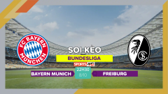 Soi kèo Bayern Munich vs Freiburg, 22h30 ngày 8/10/2023