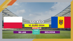 Soi kèo Ba Lan vs Moldova, 1h45 ngày 16/10/2023