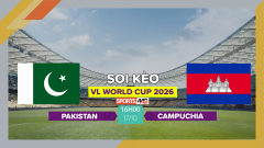 Soi kèo Pakistan vs Campuchia, 16h00 ngày 17/10/2023