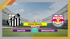 Soi kèo Santos vs Bragantino, 6h00 ngày 20/10/2023