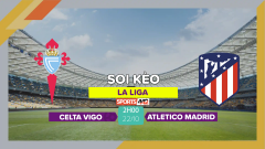 Soi kèo Celta Vigo vs Atletico Madrid, 2h00 ngày 22/10/2023