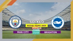 Soi kèo Man City vs Brighton, 21h00 ngày 21/10/2023