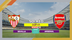 Soi kèo Sevilla vs Arsenal, 2h00 ngày 25/10/2023