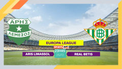 Soi kèo Aris Limassol vs Real Betis, 23h45 ngày 26/10/2023