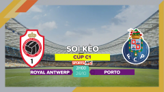 Soi kèo Royal Antwerp vs Porto, 2h00 ngày 26/10/2023
