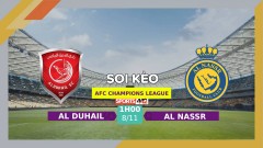 Soi kèo Al Duhail vs Al Nassr, 1h00 ngày 8/11/2023