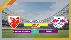 Soi kèo Crvena Zvezda vs Leipzig, 3h00 ngày 8/11/2023
