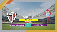 Soi kèo Athletic Bilbao vs Celta Vigo, 3h00 ngày 11/11/2023