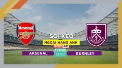 Soi kèo Arsenal vs Burnley, 22h00 ngày 11/11/2023