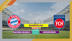 Soi kèo Bayern Munich vs Heidenheim, 21h30 ngày 11/11/2023
