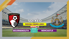 Soi kèo Bournemouth vs Newcastle, 0h30 ngày 12/11/2023