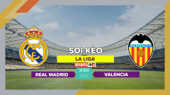 Soi kèo Real Madrid vs Valencia, 3h00 ngày 12/11/2023
