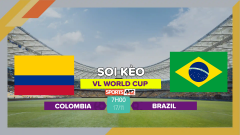 Soi kèo Colombia vs Brazil, 7h00 ngày 17/11/2023