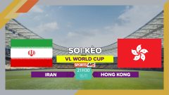 Soi kèo Iran vs Hong Kong, 21h30 ngày 16/11/2023