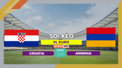 Soi kèo Croatia vs Armenia, 2h45 ngày 22/11/2023