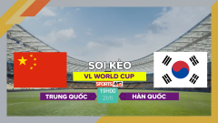 Soi kèo Trung Quốc vs Hàn Quốc, 19h00 ngày 21/11/2023