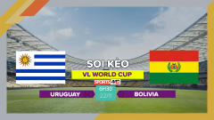 Soi kèo Uruguay vs Bolivia, 6h30 ngày 22/11/2023