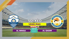 Soi kèo Al Minaa vs Al Qasim, 18h30 ngày 23/11/2023