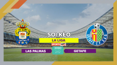 Soi kèo Las Palmas vs Getafe, 3h00 ngày 2/12/2023