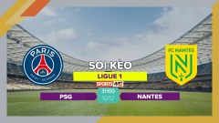 Soi kèo PSG vs Nantes, 3h00 ngày 10/12/2023
