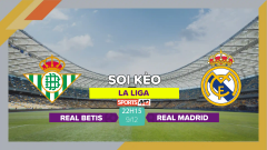 Soi kèo Real Betis vs Real Madrid, 22h15 ngày 9/12/2023