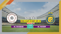 Soi kèo Al Shabab vs Al Nassr, 1h00 ngày 12/12/2023