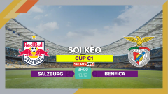 Soi kèo Salzburg vs Benfica, 3h00 ngày 13/12/2023