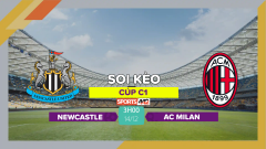Soi kèo Newcastle vs AC Milan, 3h00 ngày 14/12/2023