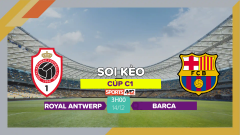 Soi kèo Royal Antwerp vs Barca, 3h00 ngày 14/12/2023