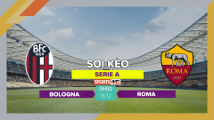 Soi kèo Bologna vs Roma, 0h00 ngày 18/12/2023
