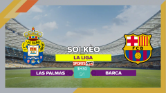 Soi kèo Las Palmas vs Barca, 3h30 ngày 5/1/2024