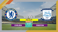 Soi kèo Chelsea vs Preston North End, 0h30 ngày 7/1/2024