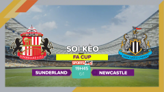 Soi kèo Sunderland vs Newcastle, 19h45 ngày 6/1/2024