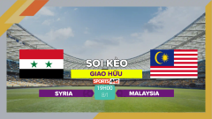 Soi kèo Syria vs Malaysia, 19h00 ngày 8/1/2024