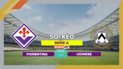 Soi kèo Fiorentina vs Udinese, 0h00 ngày 15/1/2024