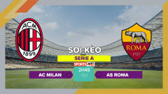 Soi kèo AC Milan vs Roma, 2h45 ngày 15/1/2024