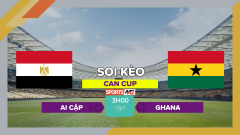 Soi kèo Ai Cập vs Ghana, 3h00 ngày 19/1/2024