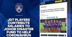 JDT players donate part of their salaries