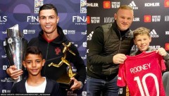 VIDEO: Những pha xử lý đỉnh cao của con trai Ronaldo và Rooney